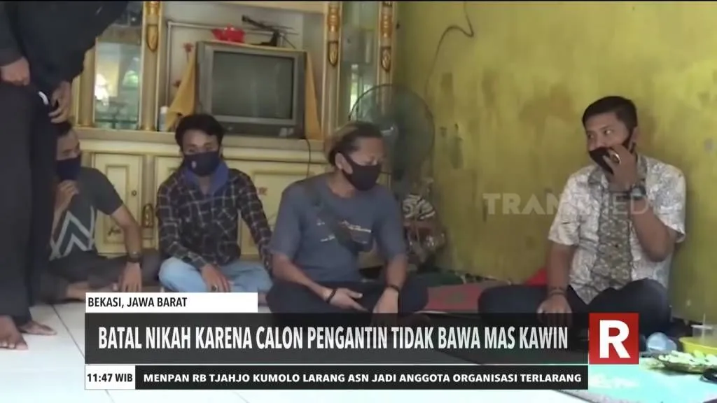Batal Nikah Karena Calon Pengantin Tidak Membawa Mas Kawin